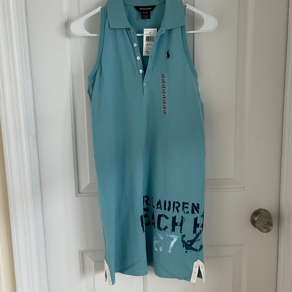 Ralph Lauren Turquoise Beach Dress